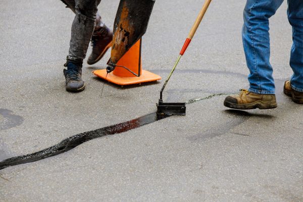 Parking Lot Crack Sealing in Huntsville